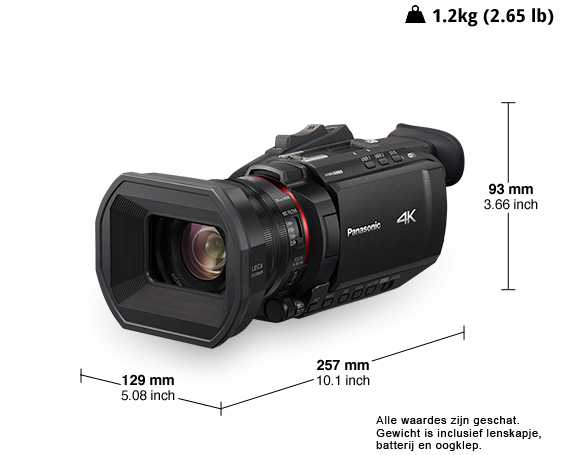 4K professionele camcorder HC-X1500