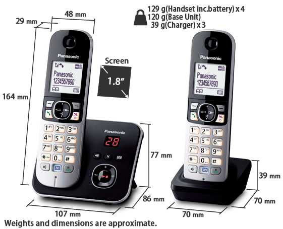 Telefoon KX-TG6824