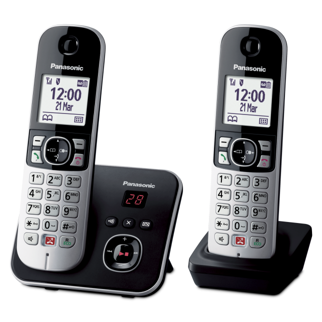 Foto van Digitale draadloze telefoon met antwoordapparaat KX-TG6862