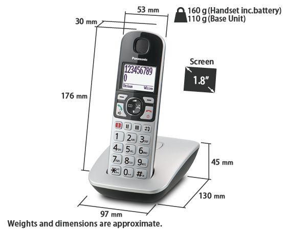 Telefoon KX-TGE510