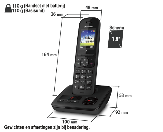 Telefoon KX-TGH720