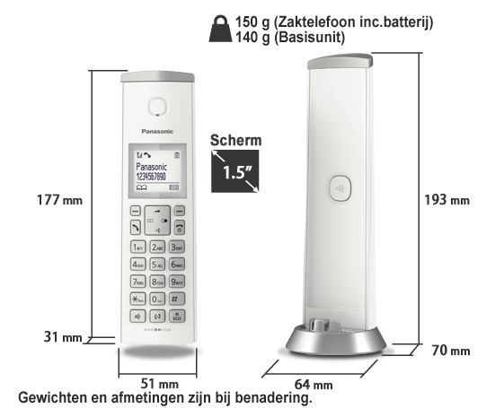 Telefoon KX-TGK210