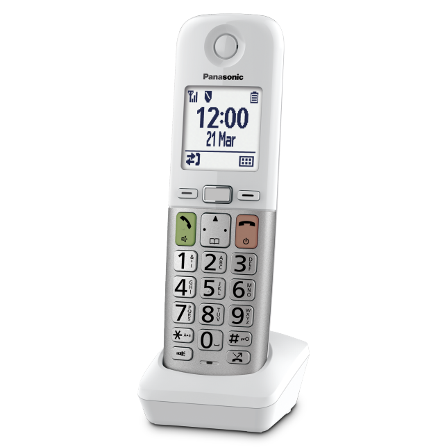 Foto van Optionele handset KX-TGUA40 : W [wit en zilver]
