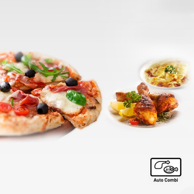 Gecombineerde programma's automatisch aangepast aan het gewicht