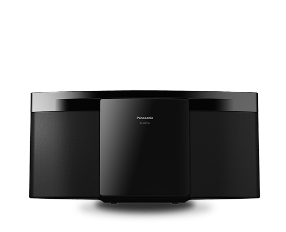 Slank, stijlvol compact microsysteem SC-HC195