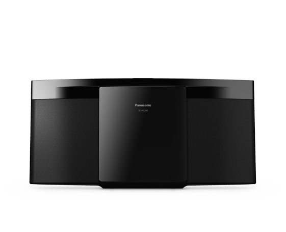 Slank, stijlvol compact microsysteem SC-HC200