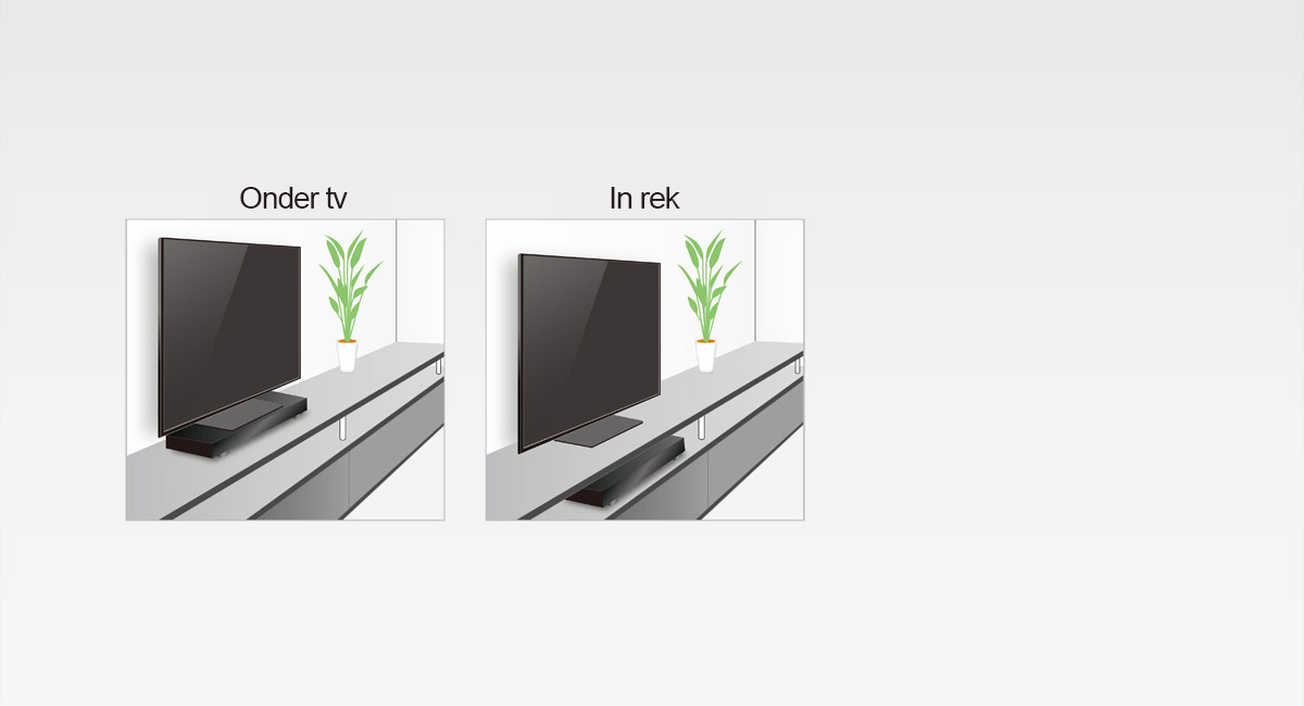 Vlak en compact ontwerp