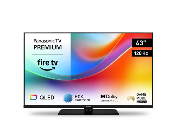 Foto van Panasonic W85B-serie 4K QLED Smart-tv met Fire TV