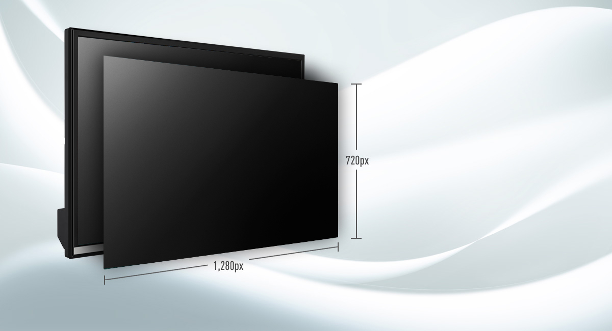 HD Ready-scherm met hoog contrast