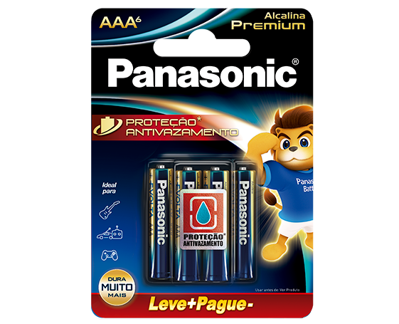 PILHA ALCALINA PREMIUM AAA - LR03EGR/6B