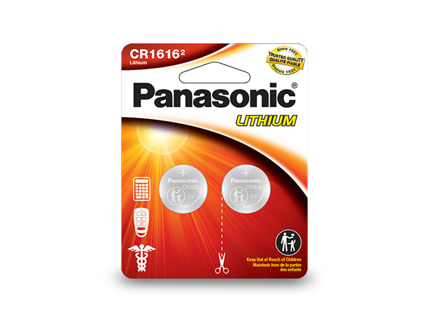 Photo of CR1616PA2BL Lithium Coin Batteries, 2-Pcs