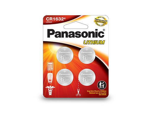 Photo of CR1632PA4BL Lithium Coin Batteries, 4-Pcs