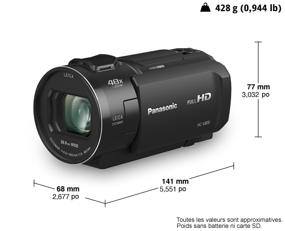 Caméscope HD HC-V800