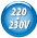 220・230v (only EU)