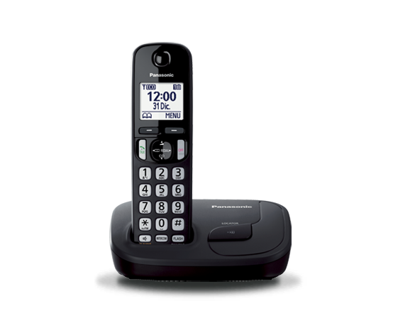 NEW Panasonic KX-TGD210N Expandable Digital Single Cordless Phone FREE GIFT LOOK 