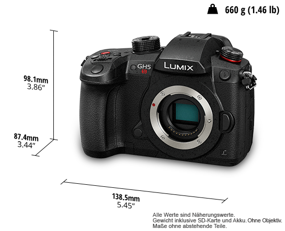 LUMIX DSLM-Kamera (Digital Single Lens Mirrorless) DC-GH5S
