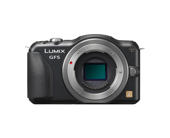 DMC-GF5 Digital Systemkamera 12 MP schwarz