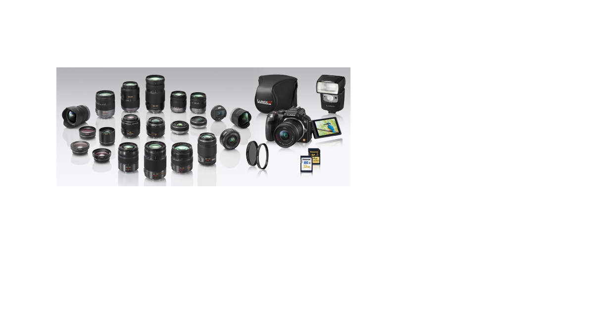 Kreativer durch eine Vielzahl an Objektiven & Zubehör