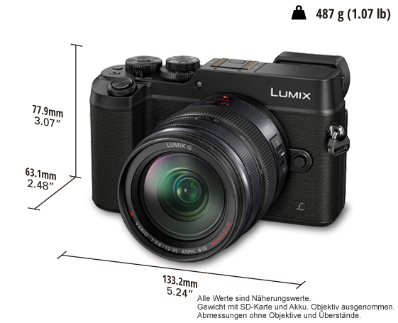 LUMIX DSLM-Kamera (Digital Single Lens Mirrorless) DMC-GX8A