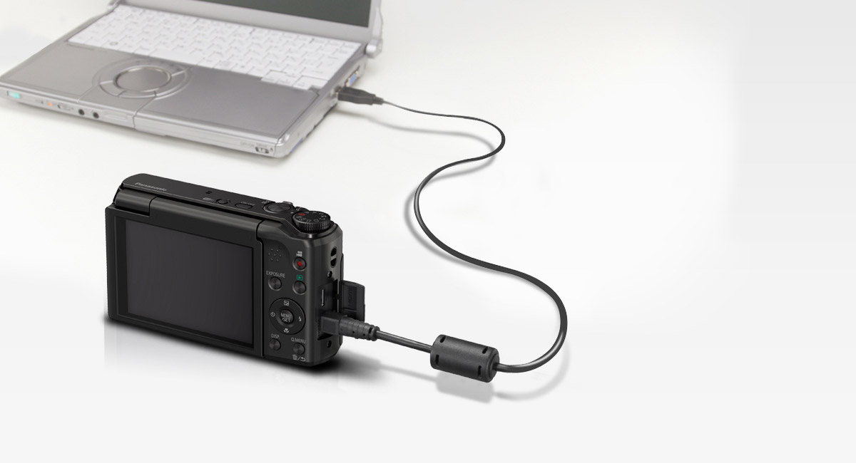 Aufladen per Netzadapter oder USB