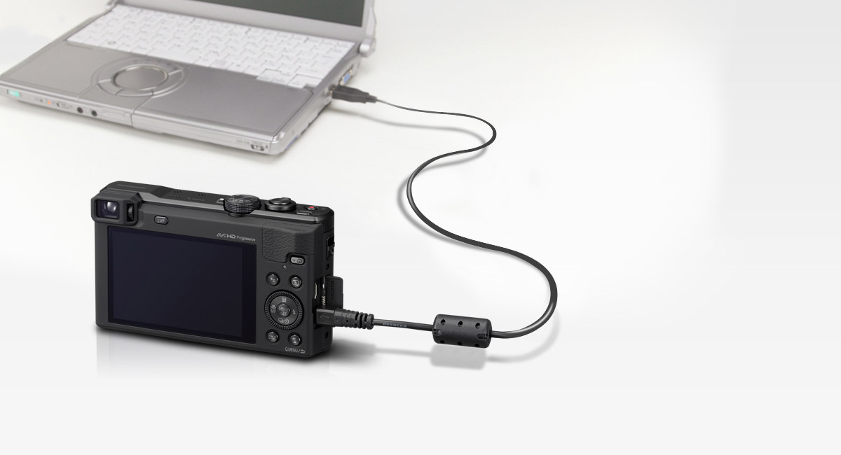 Aufladen per Netzadapter oder USB