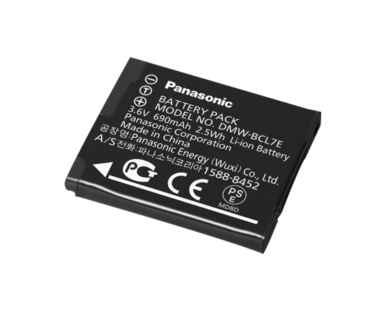 DMW-BCL7E Li-Ion Akku zu LUMIX DMC-SZ9, SZ3, XS3, XS1