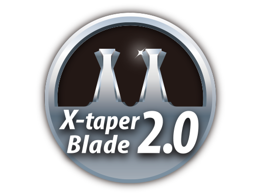 „X-taper 2.0“-Klingen