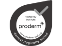 Abbildung: Dermatologisch getestetes Proderm-Logo