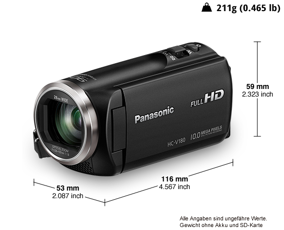 HD-Camcorder HC-V180
