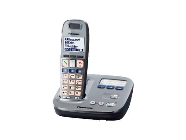 Produktabbildung KX-TG6571 DECT Cordless/ECO/Comfort/Silber
