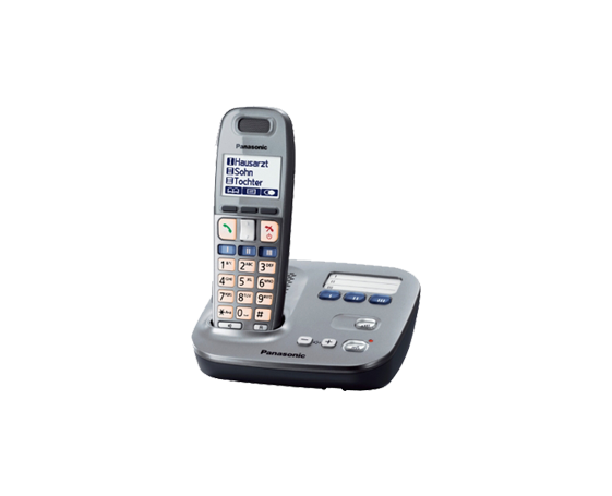 KX-TG6571 DECT Cordless/ECO/Comfort/Silber
