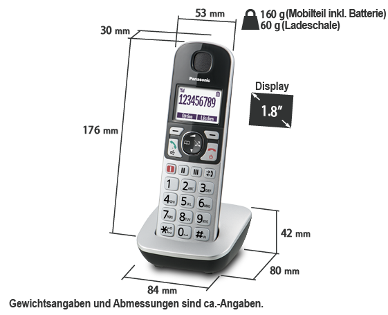 IP-Telefon KX-TGQ500SL