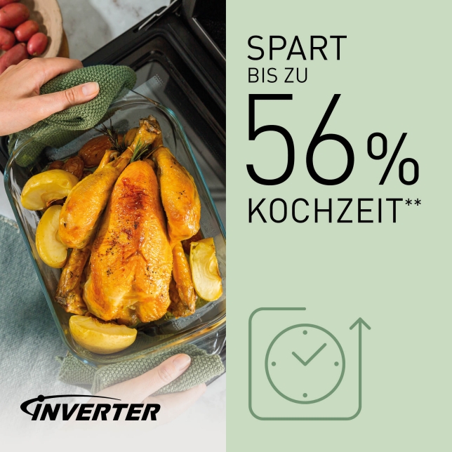 Spart bis zu 56% Kochzeit**