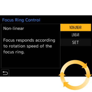 Nichtlinearer Modus UI