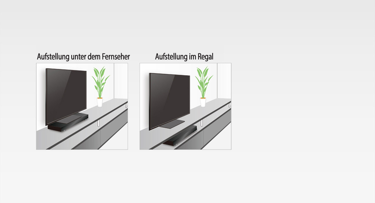 Flaches und kompaktes Design