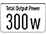 300W