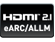 HDMI2.1 eARC/ALLM