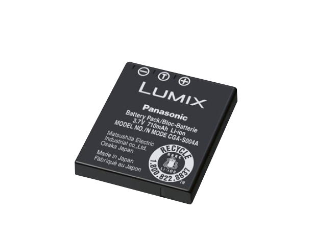 Photo de CGA-S004 Accu Li-Ion LUMIX, 3.7V, 680 mAh
