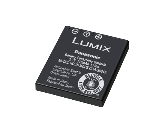 CGA-S004 Accu Li-Ion LUMIX, 3.7V, 680 mAh