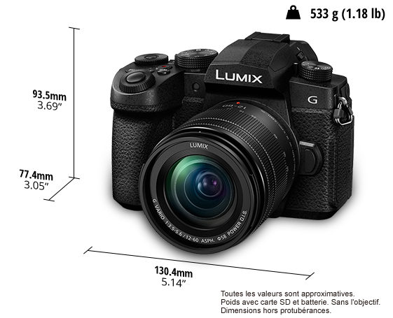 Appareil photo numérique mono-objectif sans miroir LUMIX DC-G91M