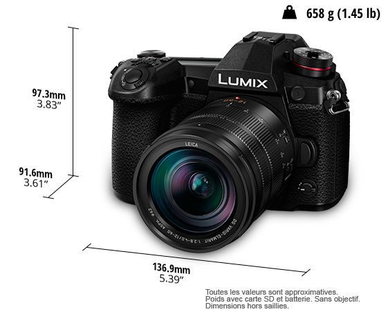 Appareil photo numérique hybride (DSLM) LUMIX DC-G9L