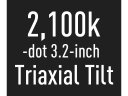 Écran à inclinaison triaxiale de 2 100 000 points