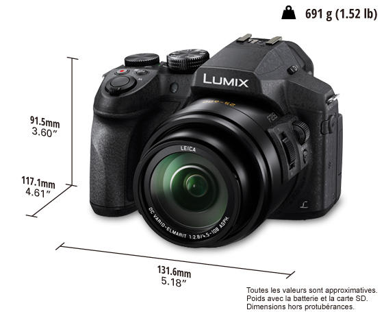 Appareil photo numérique LUMIX DMC-FZ300