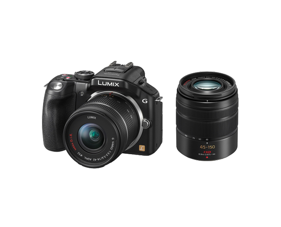 DMC-G5W Photo reflex numérique 16MP, noir