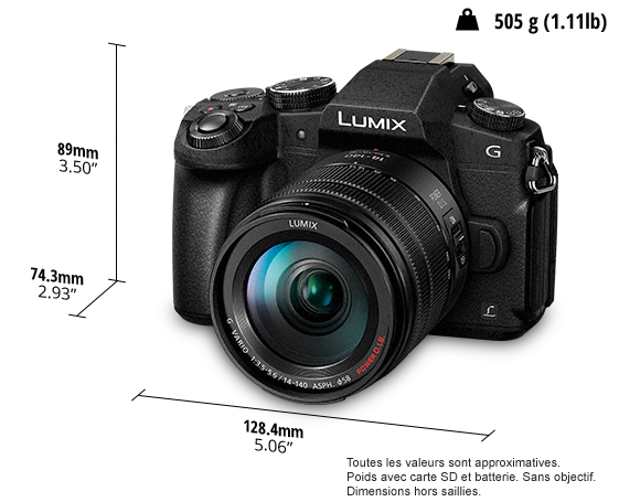 Appareil photo numérique mono-objectif sans miroir LUMIX DMC-G81H