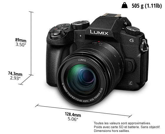 Appareil photo numérique mono-objectif sans miroir LUMIX DMC-G81M