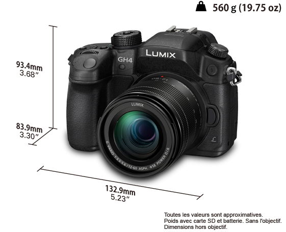 Appareil photo numérique mono-objectif sans miroir LUMIX DMC-GH4M