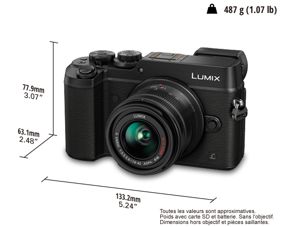 Appareil photo numérique LUMIX mono-objectif sans miroir DMC-GX8K