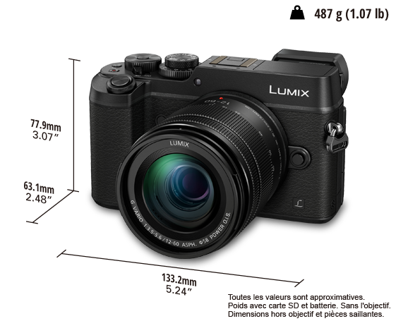 Appareil photo numérique mono-objectif sans miroir LUMIX DMC-GX8M