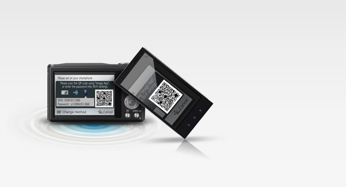 Une connexion Wifi® simple vers votre smartphone